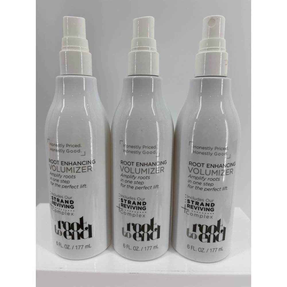 Root to End Root Enhancing Volumizer 6oz 177ml Lot of 3 Spray Strand Reviving